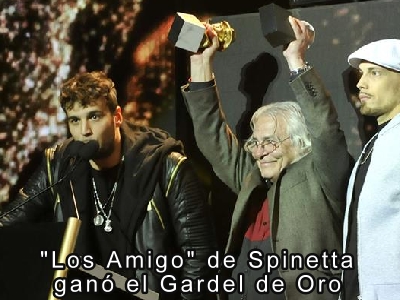 "Los amigo" de Spinetta gan el Gardel de Oro