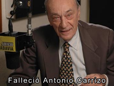 Falleci Antonio Carrizo