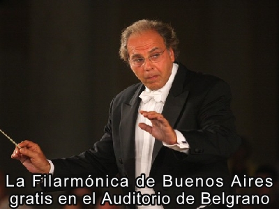 La Orquesta Filarmnica de Buenos Aires gratis en el Auditorio de Belgrano
