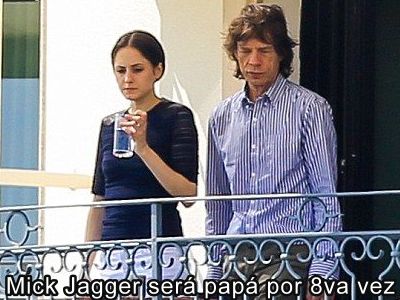 Mick Jagger ser pap por 8va vez 