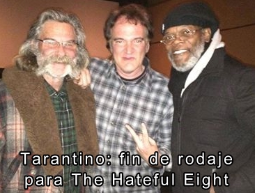 Tarantino termin el rodaje de The Hateful Eight