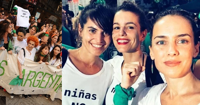 La marcha del #8M de "Actrices Argentinas" 