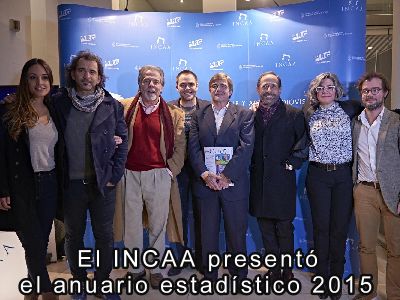 El INCAA presentó el anuario estadistico 2015