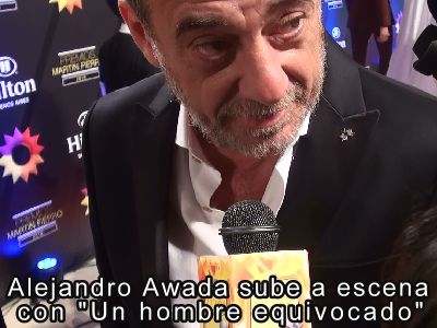 Alejandro Awada sube a escena con "Un hombre equivocado"