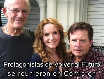 Protagonistas de Volver al futuro se reunieron en Comic On