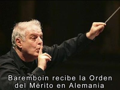 Baremboin recibe la Orden del Mrito en Alemania