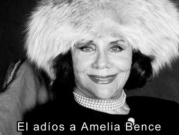 El adis a Amelia Bence 