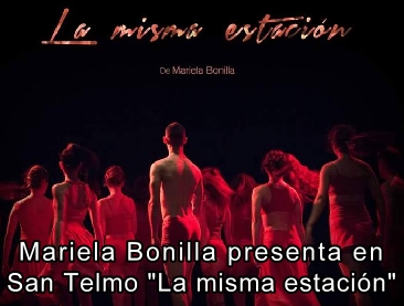 Mariela Bonilla presenta en San Telmo "La misma estación"