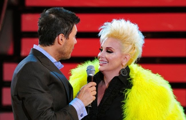 Carmen Barbieri y Marcelo Tinelli