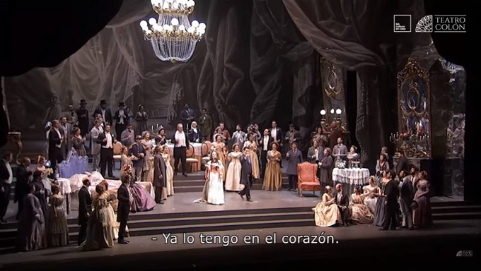 Teatro para todos: El Teatro Coln estren online "La Traviata" 