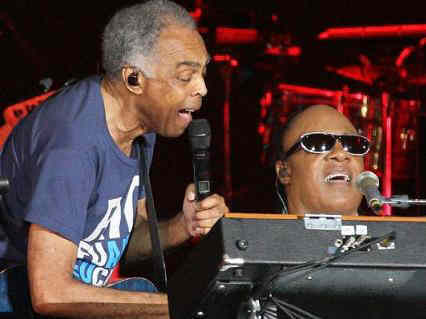 Stevie Wonder y Gilberto Gil 