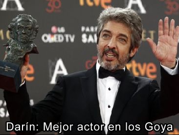 Ricardo Darn, mejor actor en los Goya