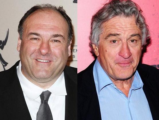 Robert Deniro y James Gandolfini - Actoresonline.com