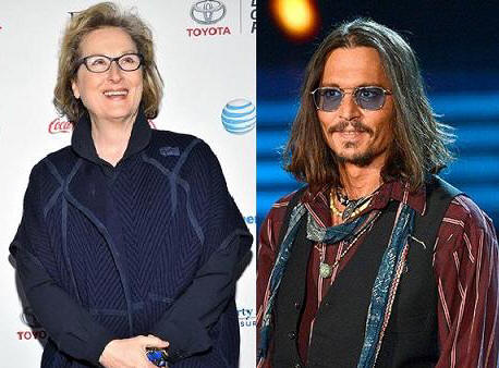 Streep y Depp - Actoresonline.com 