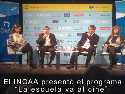 El INCAA present el programa "La escuela va al cine"