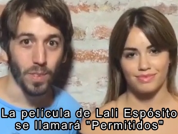 La nueva pelcula de Lali Espsito se llamar "Permitidos" 