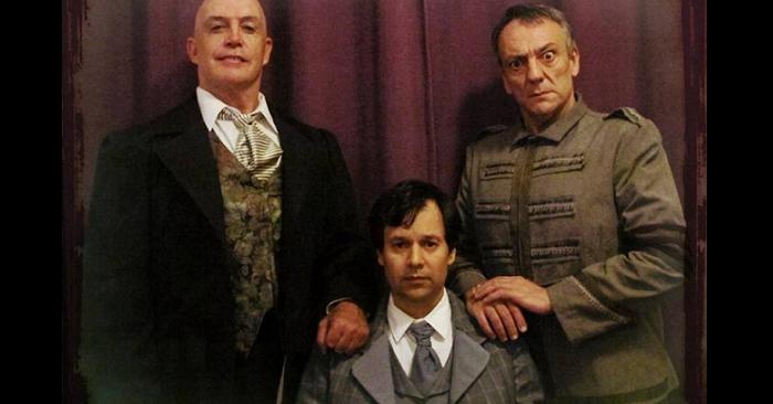 Lorenzo, Forteza y Pallares en una obra de Griselda Gambaro