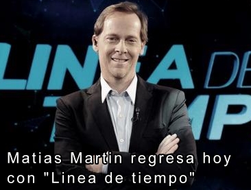 Matias Martin regresa hoy con su "Lnea de tiempo"