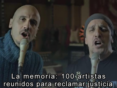 La memoria: 100 artistas reunidos para reclamar justicia