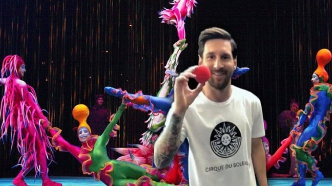 Messi adelant� "Messi Cirque", el nuevo show de Cirque du Soleil