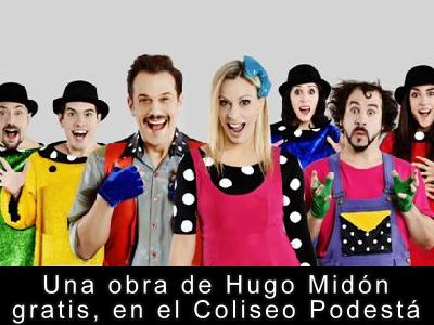 Una obra de Hugo Midón, gratis en el Coliseo Podestá