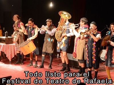 Todo listo para el festival de Teatro de Rafaela
