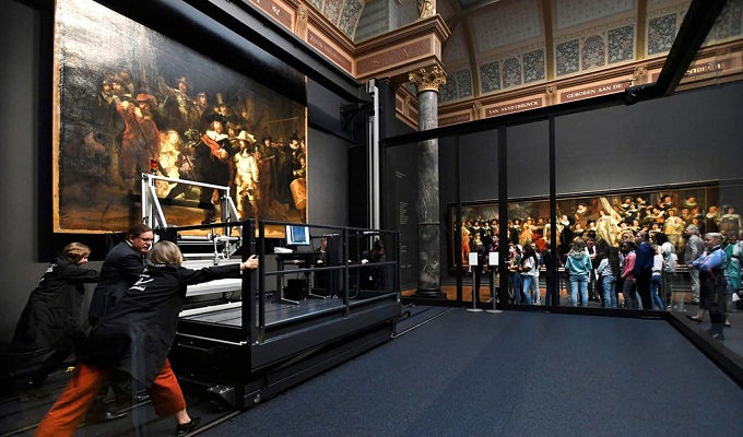 Un original "reality" con la restauraci�n de una obra de Rembrandt