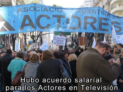 Hubo acuerdo salarial para los Actores en Televisin