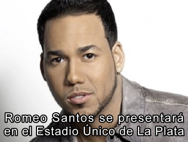 Romeo Santos de presentar en el Estadio nico de La Plata 