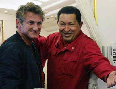 Sean Penn y Hugo Chavez
