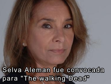 Selva Aleman fue convocada para "The walking Dead"