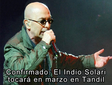 Confirmado: el Indio Solari tocara en marzo en Tandil