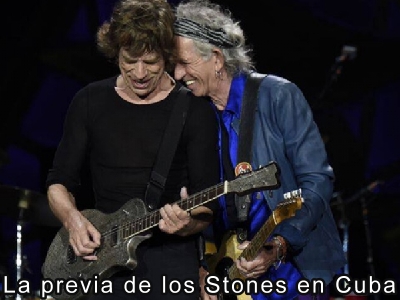 La previa de los Stones en Cuba