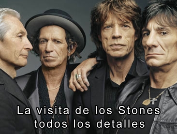 La visita de los Stones, todos los detalles