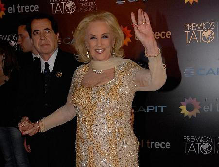 Mirtha Legrand en los Premios Tato (Foto: Infobae)