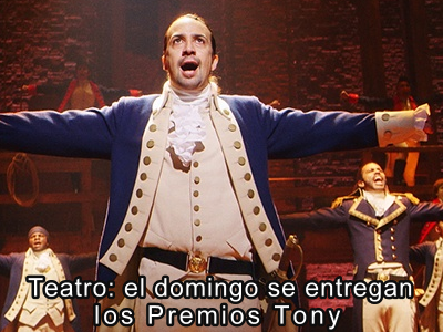 Teatro: el domingo se entregan los Premios Tony